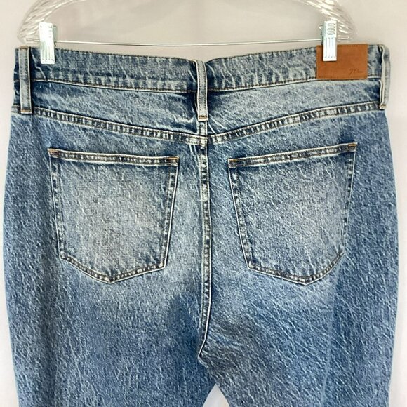 J. Crew Jeans Women's Demi Boot High Rise Flared Leg Size 34 Actual 38 - Picture 7 of 14